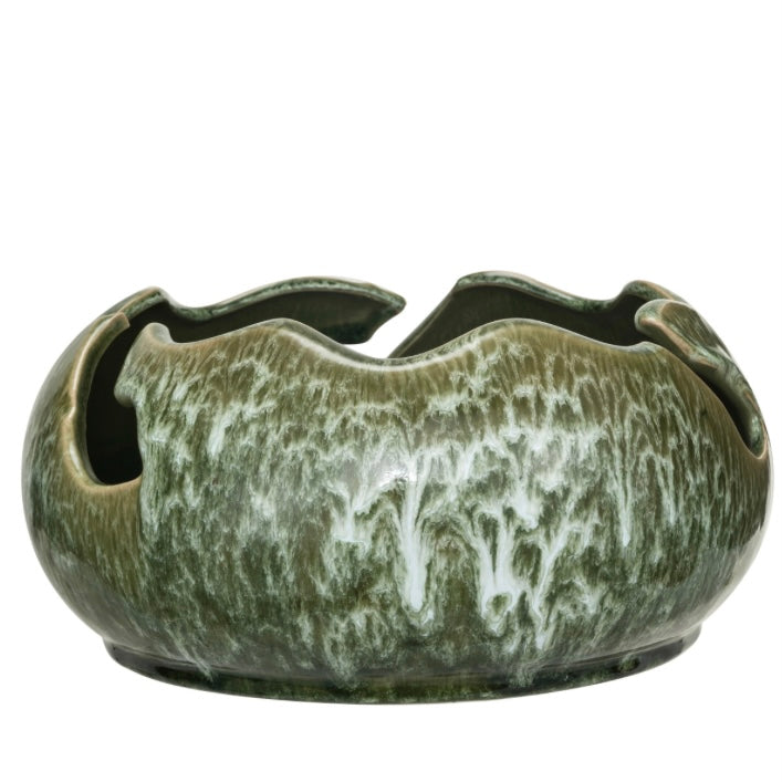 Organic Shaped Stoneware Bowl