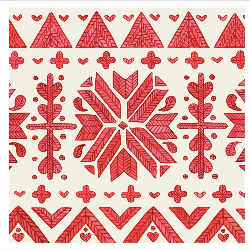 Faire Isle Cocktail Napkins - Juniper Collective LLC
