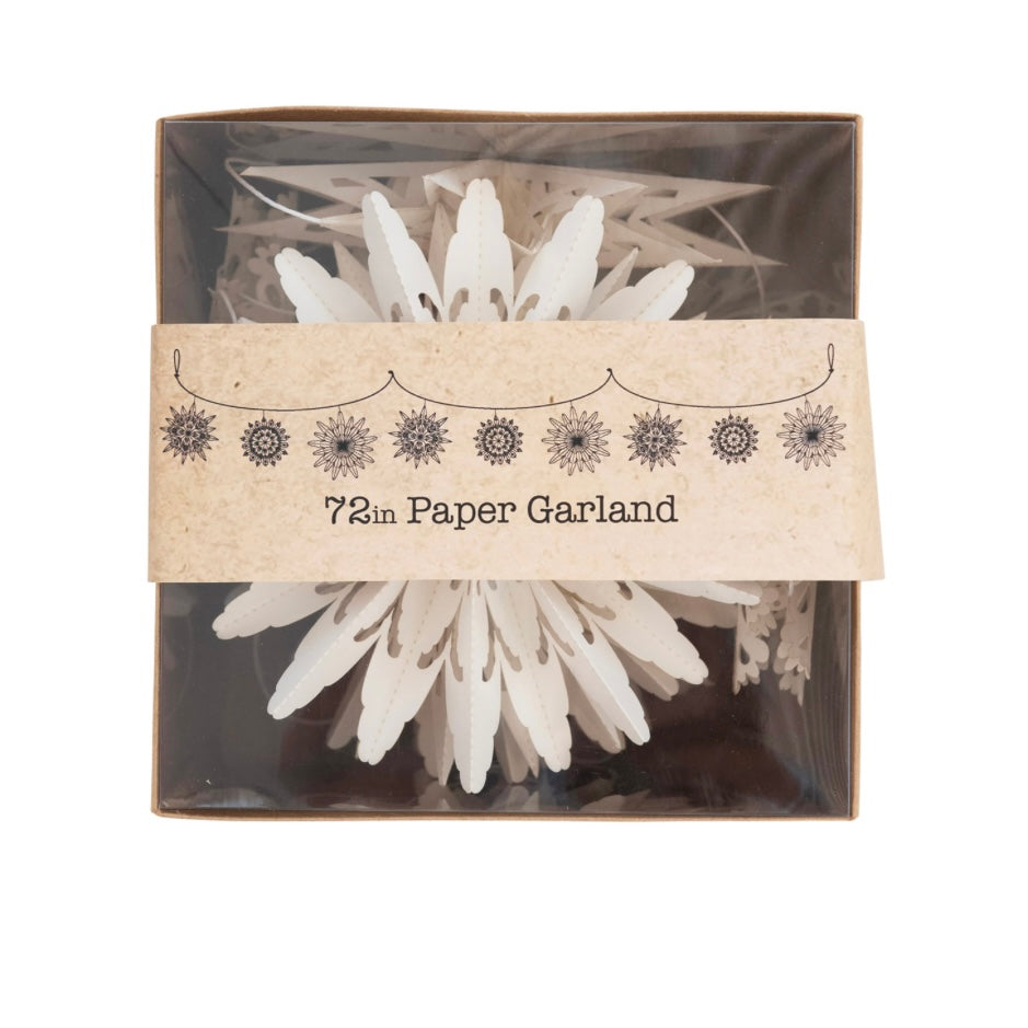 Snowflake Garland - Juniper Collective LLC
