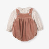Berry Vines Top & Velveteen Overall Bubble - Juniper Collective LLC