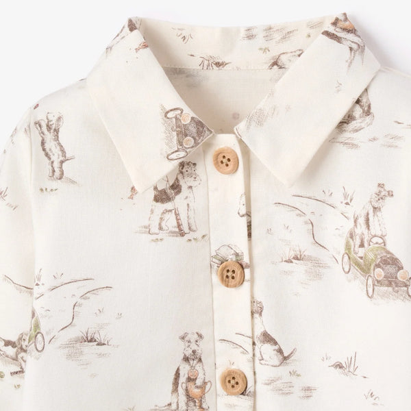 Hounds & Heritage Print Jumpsuit - Juniper Collective LLC