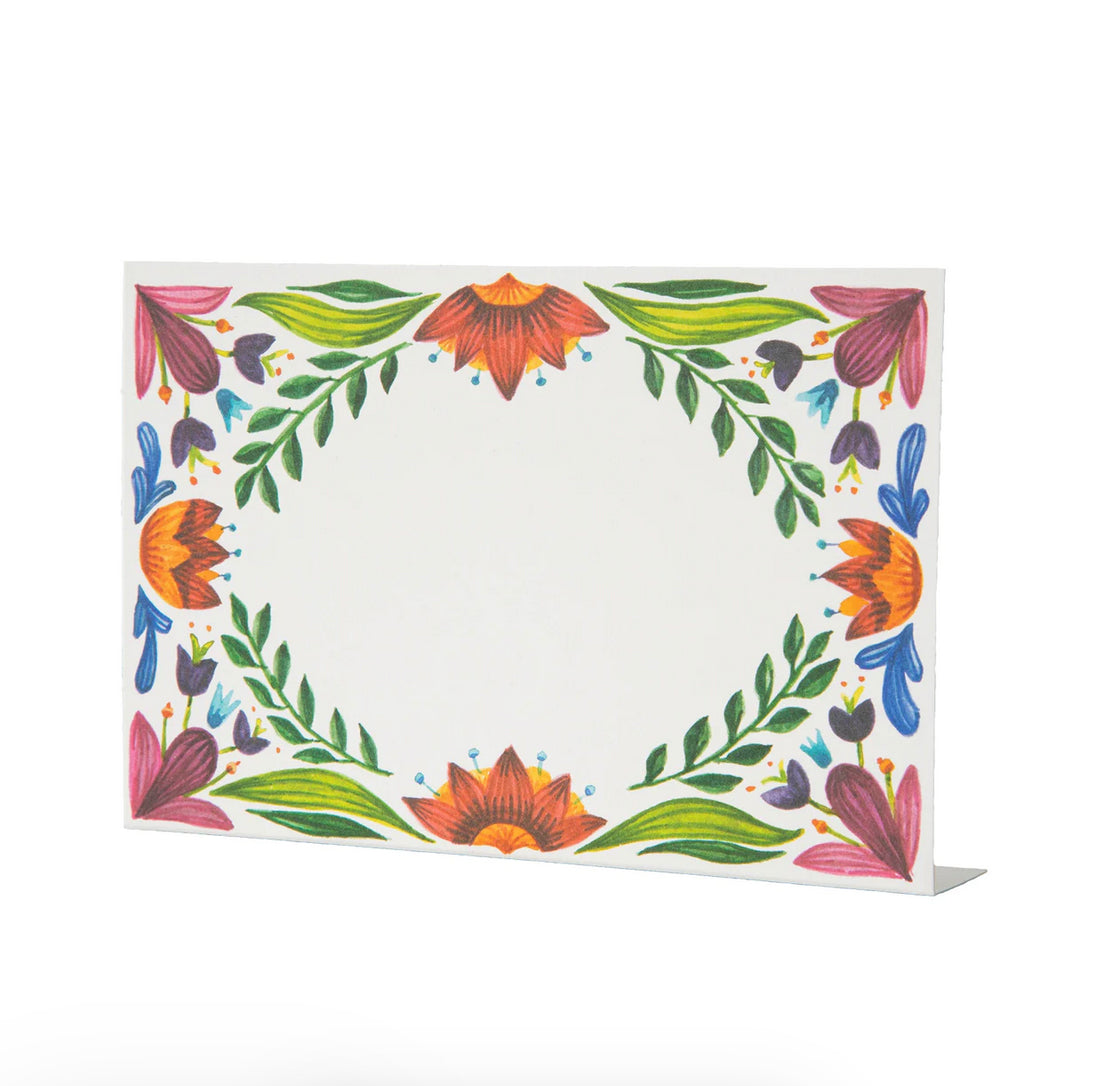 Fiesta Floral Placecards – Juniper Millbrook