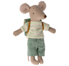 Maileg Big  Brother Mouse with Backpack - Juniper Collective LLC