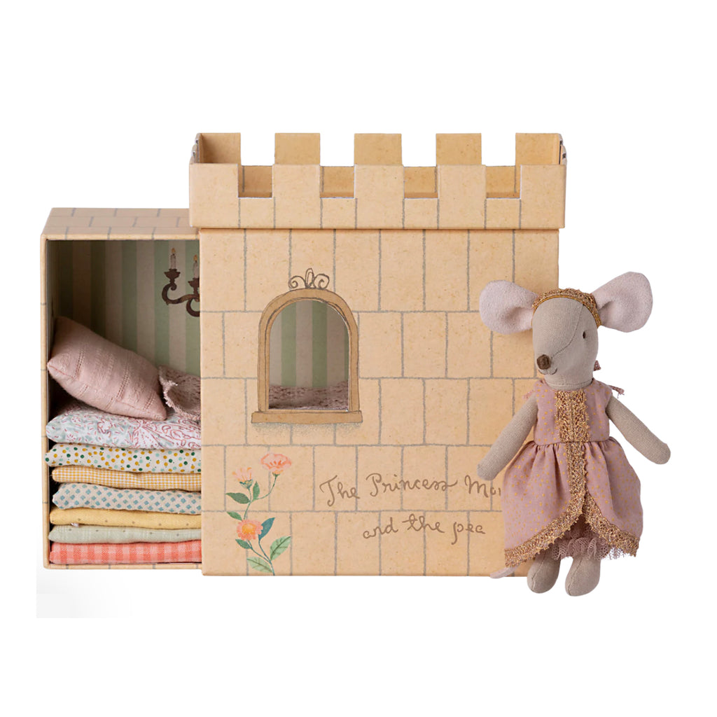 Maileg Princess and the Pea Mouse and Castle - Juniper Collective LLC