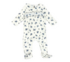 Floral Smocked Pointelle Romper (Organic Cotton) - Juniper Collective LLC