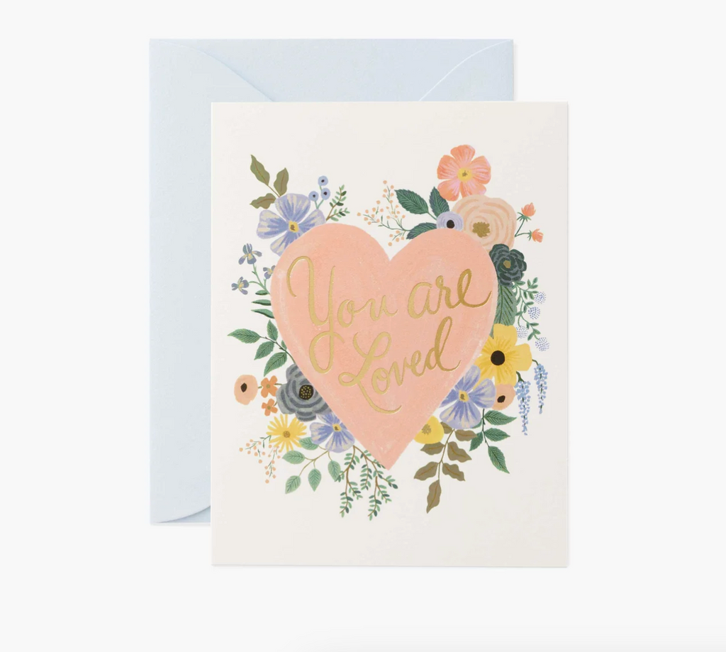 You Are Loved Heart Card - Juniper Collective LLC
