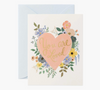 You Are Loved Heart Card - Juniper Collective LLC