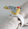 Stoneware Napkin Rings with Perched Birds (set of 4) - Juniper Collective LLC