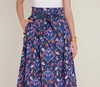 Tobias Skirt in Persian Tile Lapis - Juniper Collective LLC