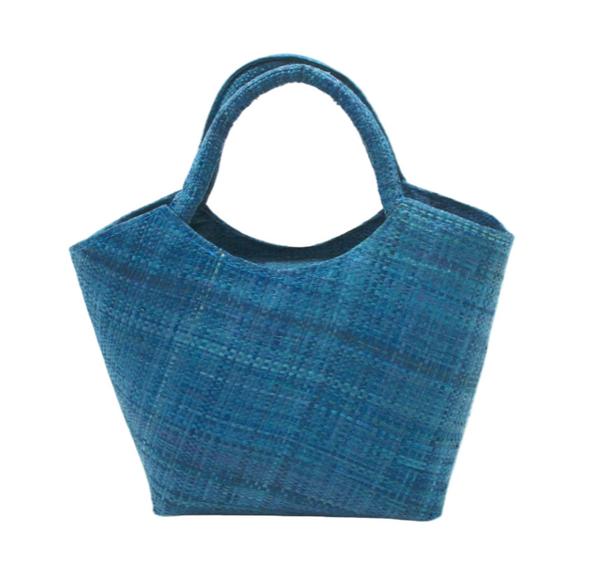 Little Betty Mini Straw Purse Blue - Juniper Collective LLC