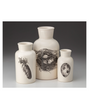 Laura Zindel Handmade vase - Ferns - Juniper Collective LLC
