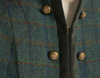 Dark Green Women’s Long Coat with Gold Buttons - Juniper Collective LLC