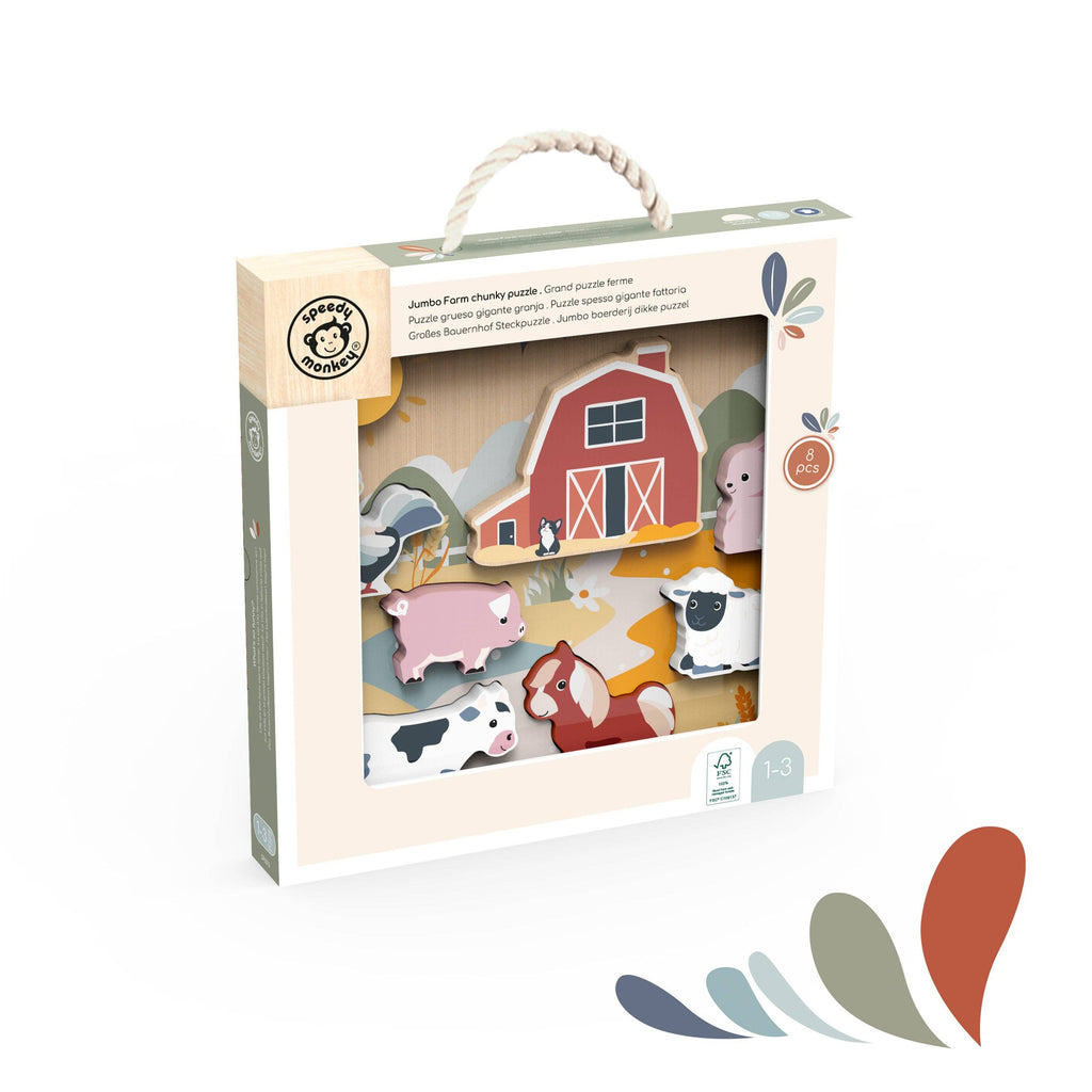 Jumbo Farm Chunky Puzzle - Juniper Collective LLC