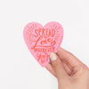 Vinyl Sticker - Spread Love - Juniper Collective LLC