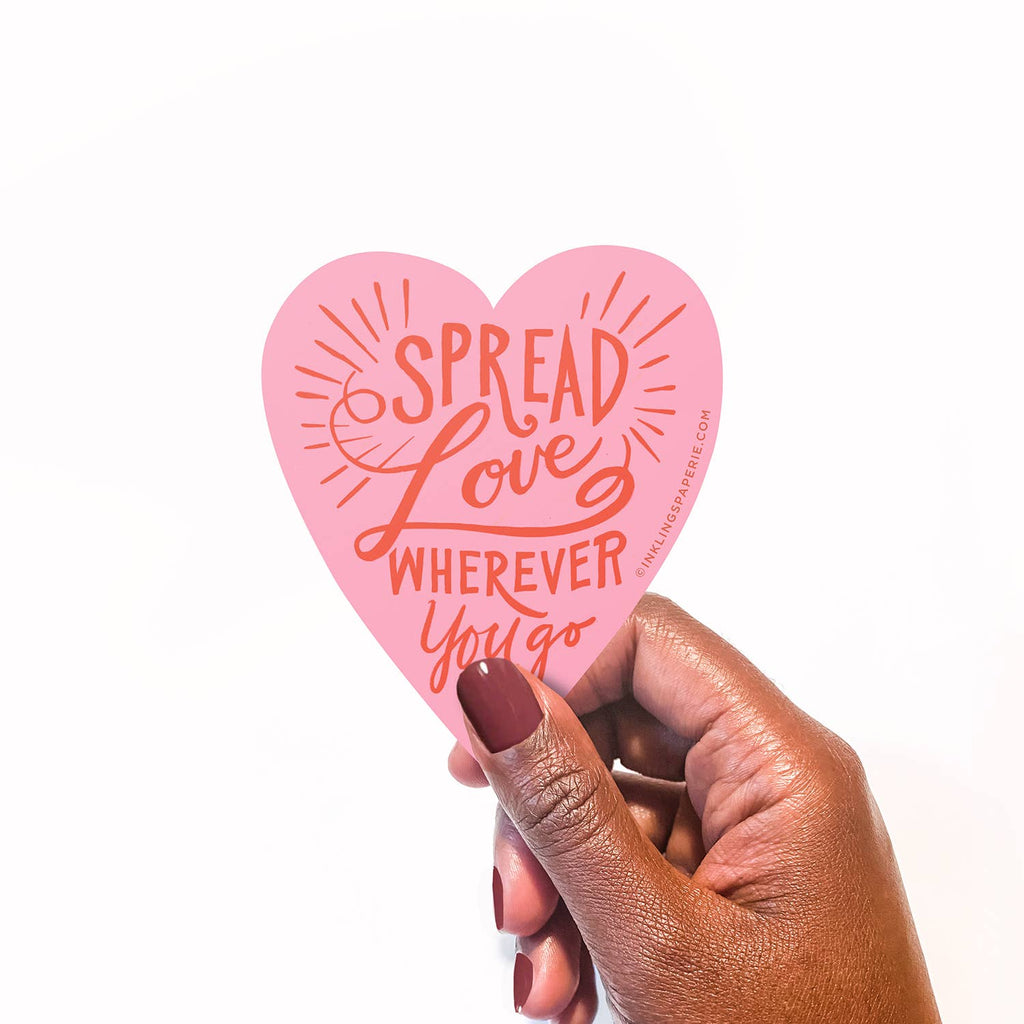 Vinyl Sticker - Spread Love - Juniper Collective LLC