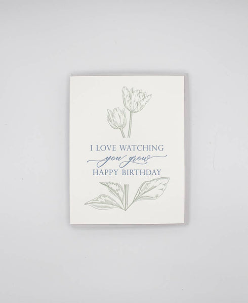 I Love Watching You Grow Happy Birthday - Juniper Collective LLC