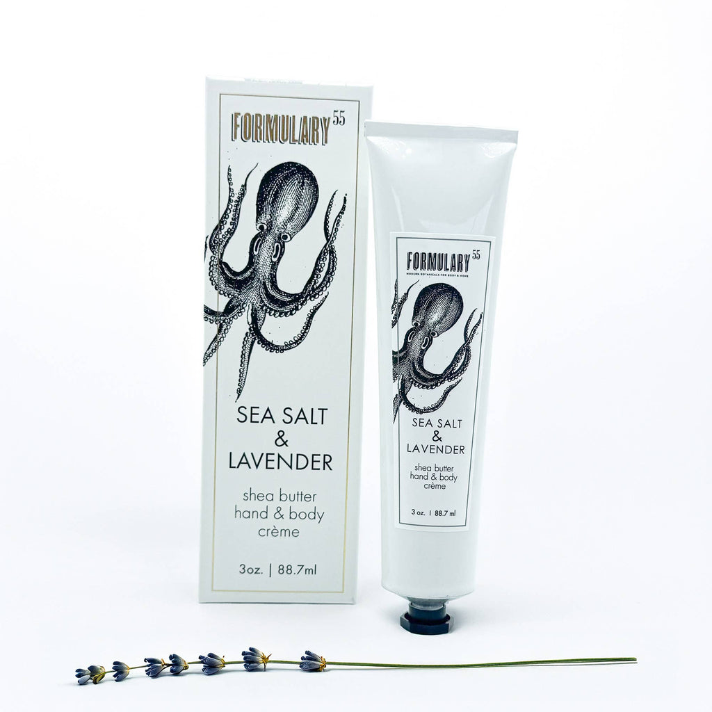 Sea Salt & Lavender - Shea Butter Hand & Body Creme Tube - Juniper Collective LLC