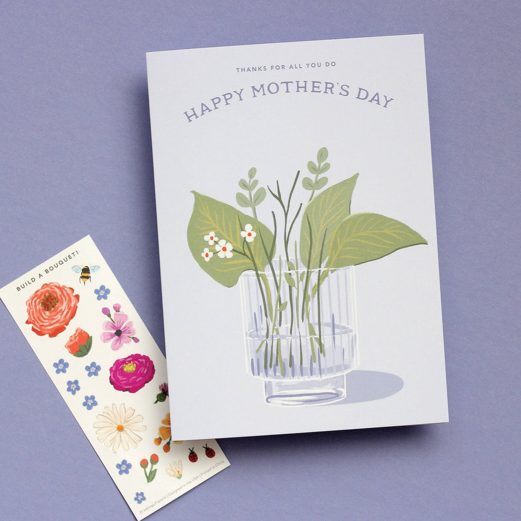 Sticker Scene Card - Mother's Day Bouquet - Juniper Collective LLC