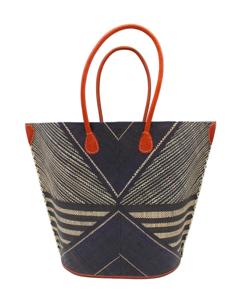 Mariposa Large Straw Tote Bag - Juniper Collective LLC