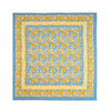 French Tablecloth Citron Bleu & Yellow - Juniper Collective LLC