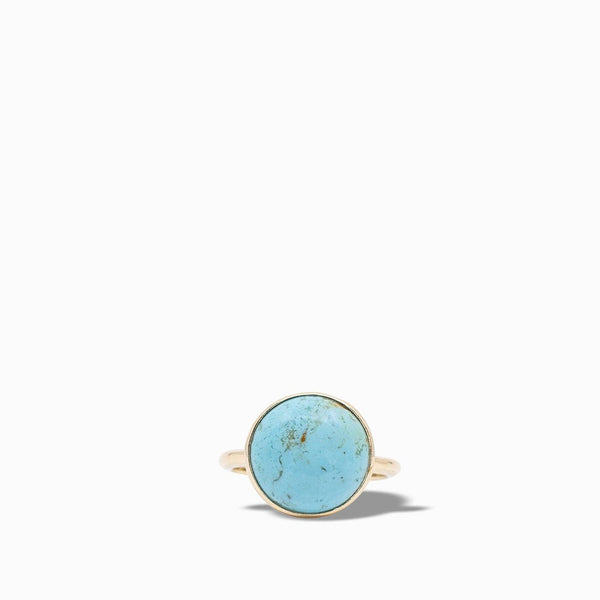 Rainbow Ring in Blue Mohave Turquoise - Juniper Collective LLC