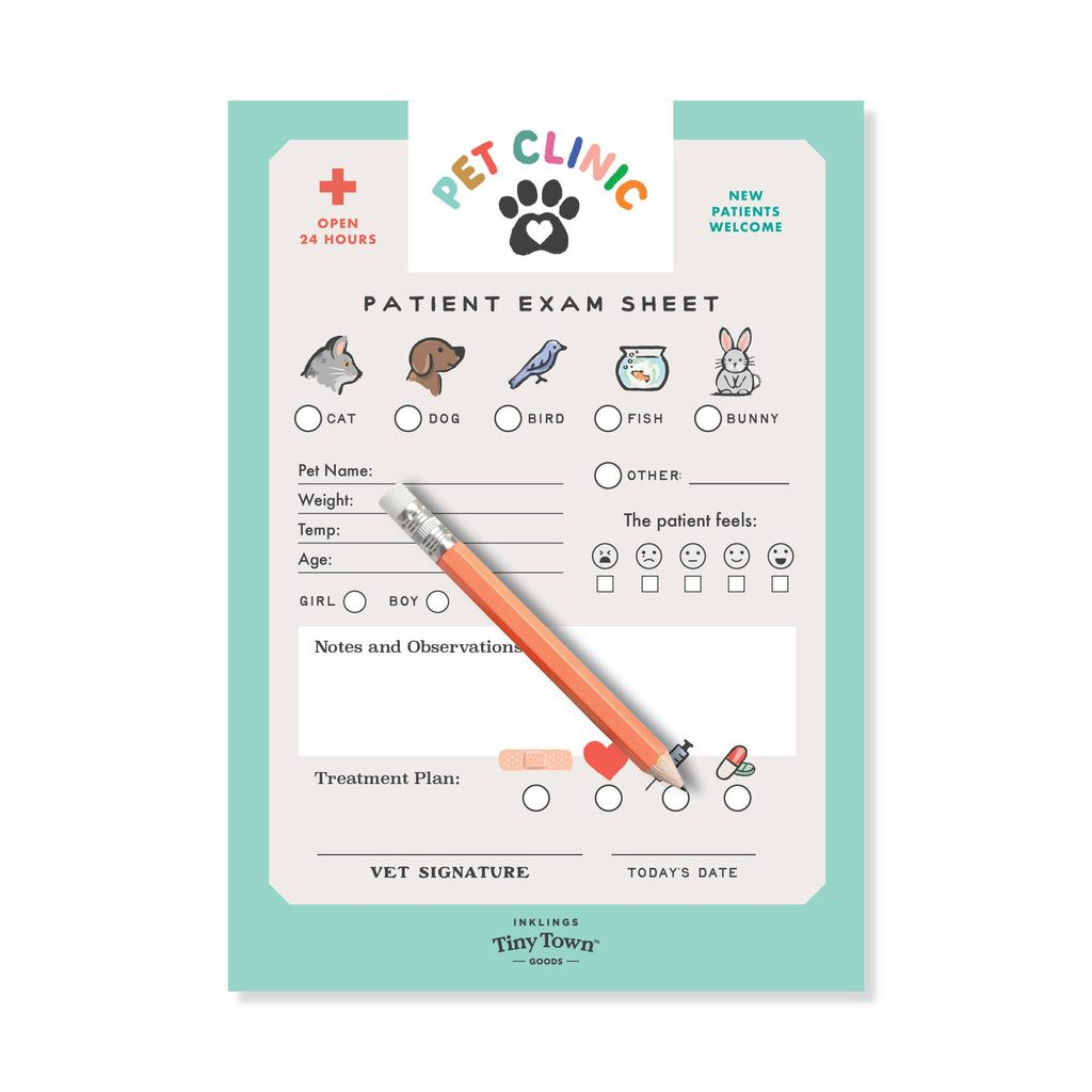 Inklings Tiny Town™ Play Notepad - Pet Clinic - Juniper Collective LLC