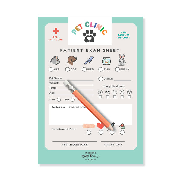 Inklings Tiny Town™ Play Notepad - Pet Clinic - Juniper Collective LLC