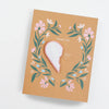 Thank You Folk Heart  Pop Up Card - Juniper Collective LLC