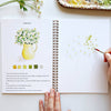 Flowers watercolor workbook - Juniper Collective LLC