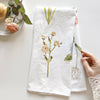 Garden flowers tea towel - Juniper Collective LLC