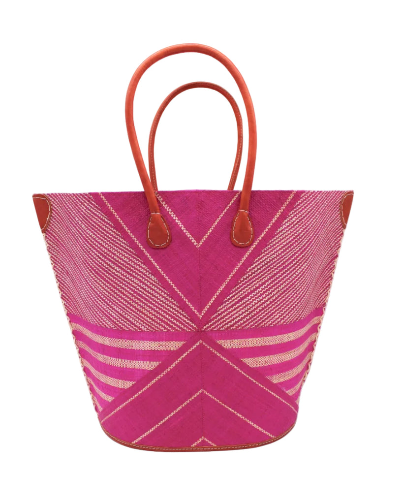 Mariposa Large Straw Tote Bag - Juniper Collective LLC