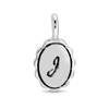 Charm Garden - Silver - Scalloped Initial Charm - J - Juniper Collective LLC