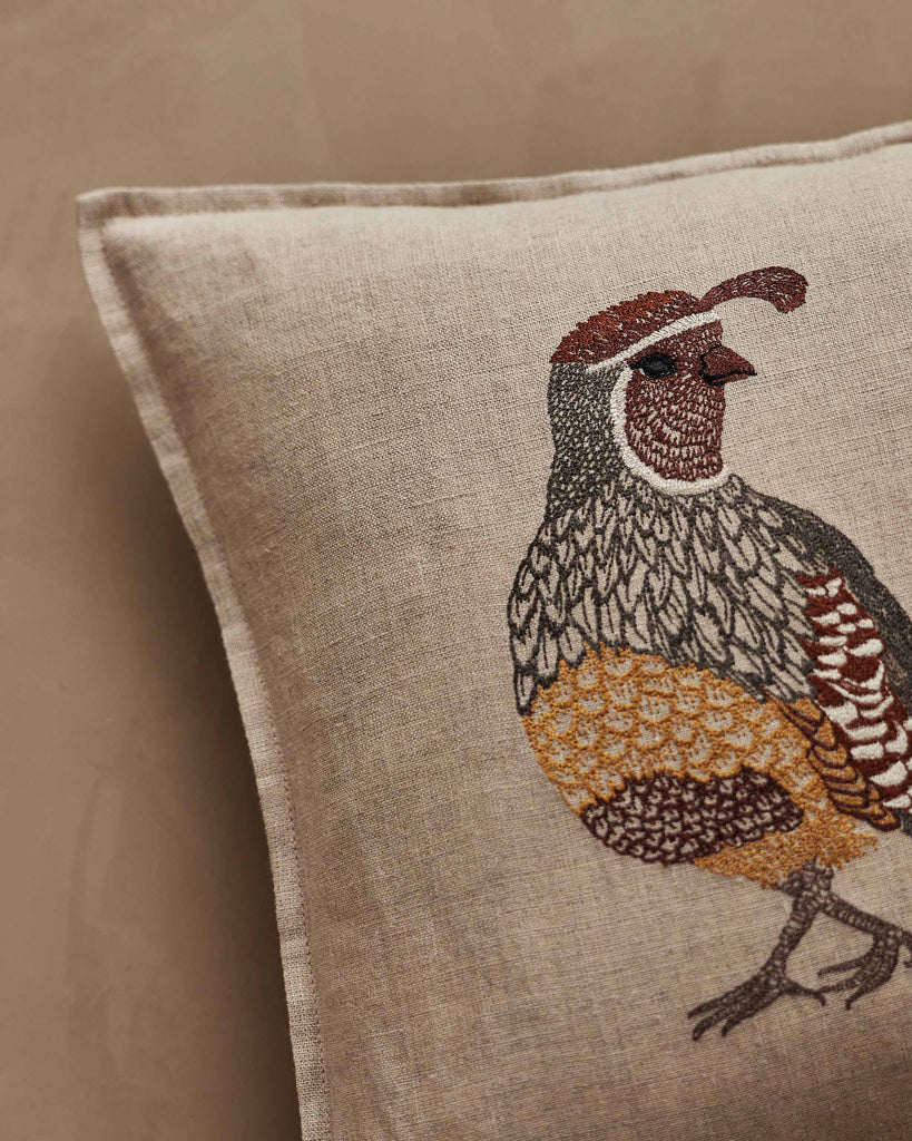 Desert Quail Love Pillow - Juniper Collective LLC