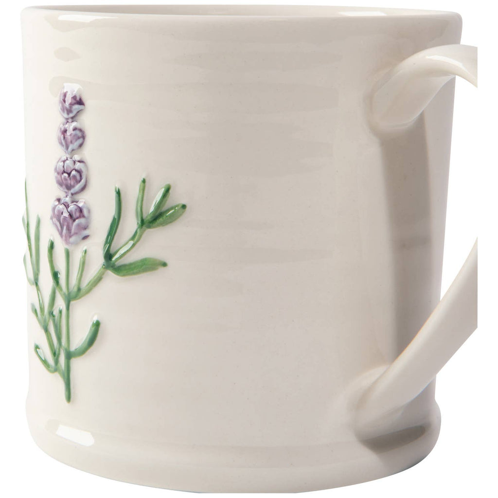Lavender Embossed Mug - Juniper Collective LLC
