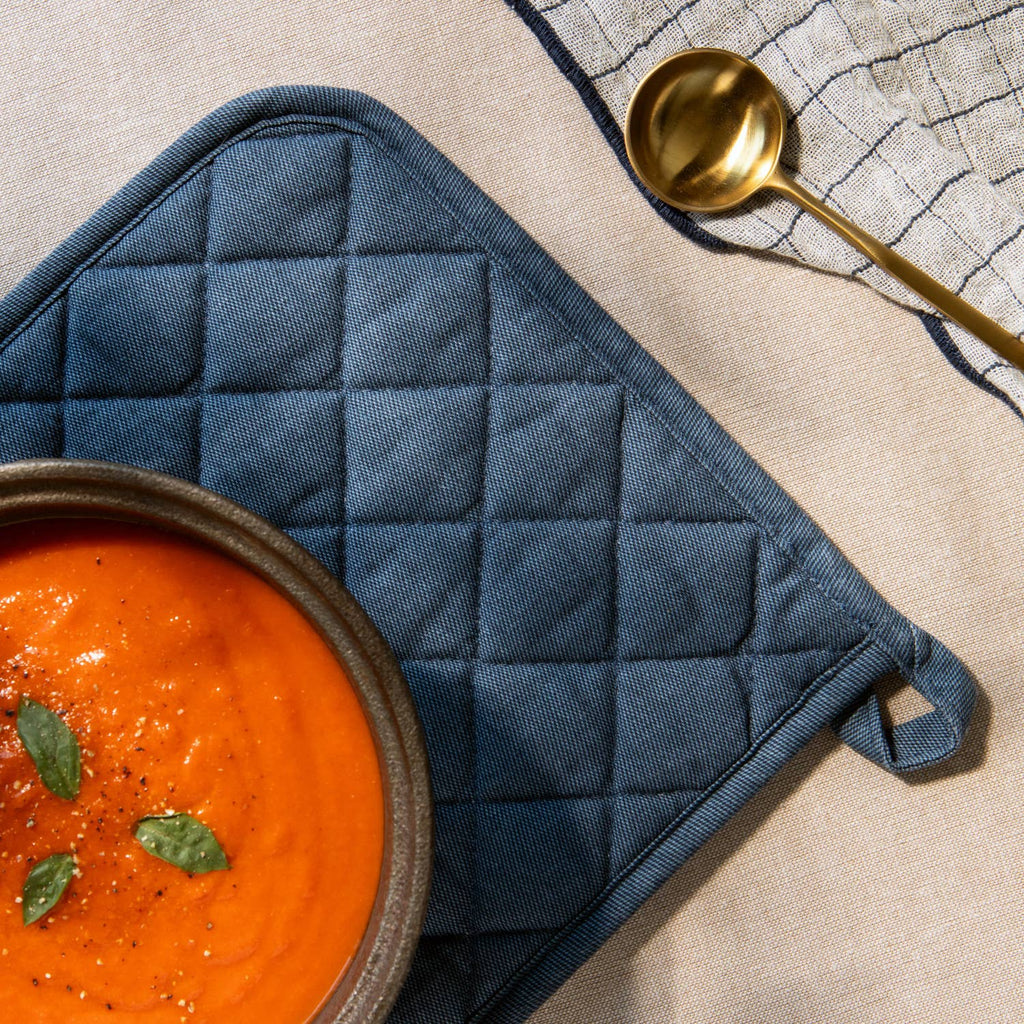 Midnight Blue Stonewash Potholder - Juniper Collective LLC