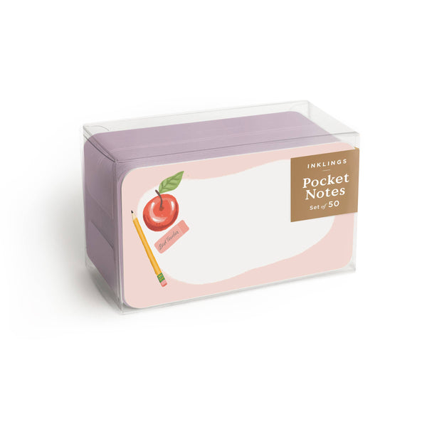 Pocket Notes™ - Teacher Apple - Juniper Collective LLC