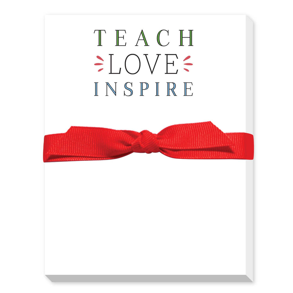 Influence Of A Good Teacher Notepad - Juniper Collective LLC