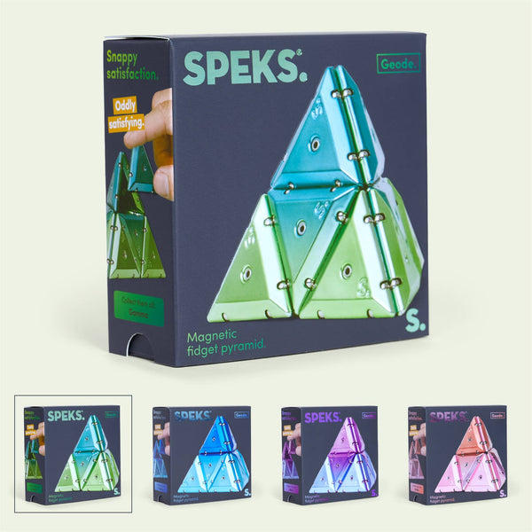 Geode Chrome Pyramids Single Color Case Pack - Juniper Collective LLC