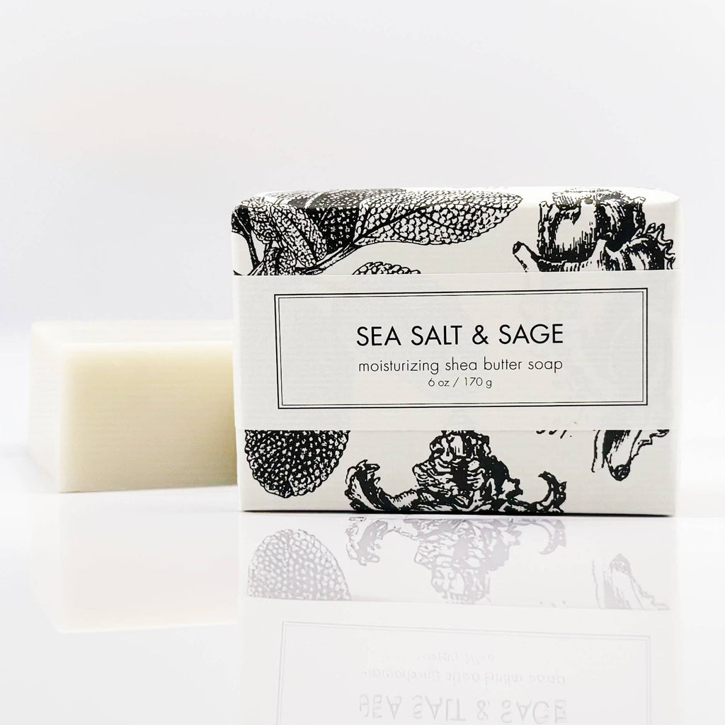 Sea Salt & Sage Shea Butter Soap - Juniper Collective LLC