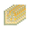 Citron Vert & Yellow Napkins 19x19 - Set of 4 - Juniper Collective LLC