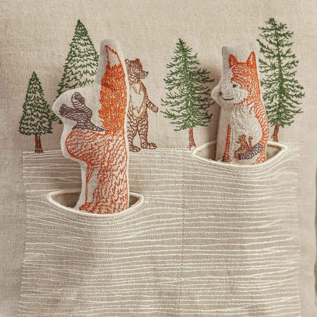 Winter Foxes Pocket Pillow - Juniper Collective LLC