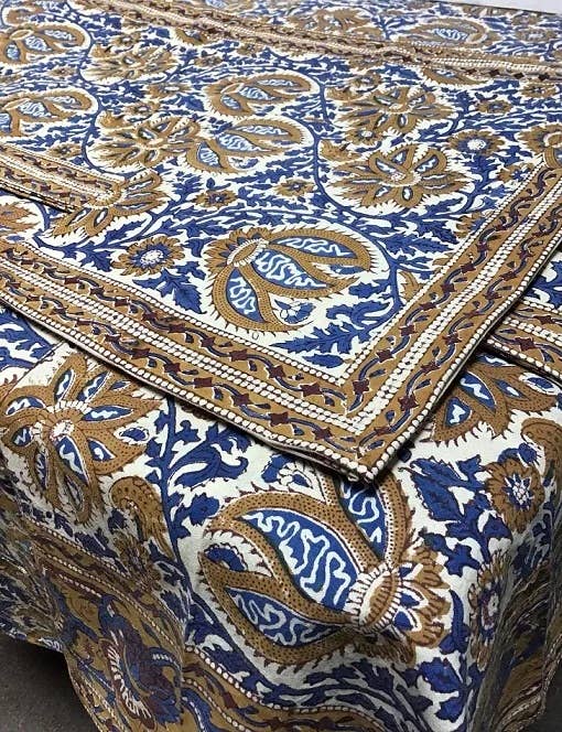 Tablecloth 60X120 Pumpkin Flower - Juniper Collective LLC