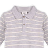 Stripe & Collar Sweater Knit Baby Jumpsuit - Juniper Collective LLC