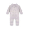 Stripe & Collar Sweater Knit Baby Jumpsuit - Juniper Collective LLC