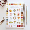 Autumn watercolor workbook - Juniper Collective LLC