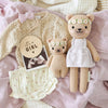 Baby honey bear (ivory floral) - Juniper Collective LLC