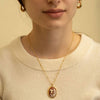 Hummingbird Vintage Cameo Necklace - Juniper Collective LLC