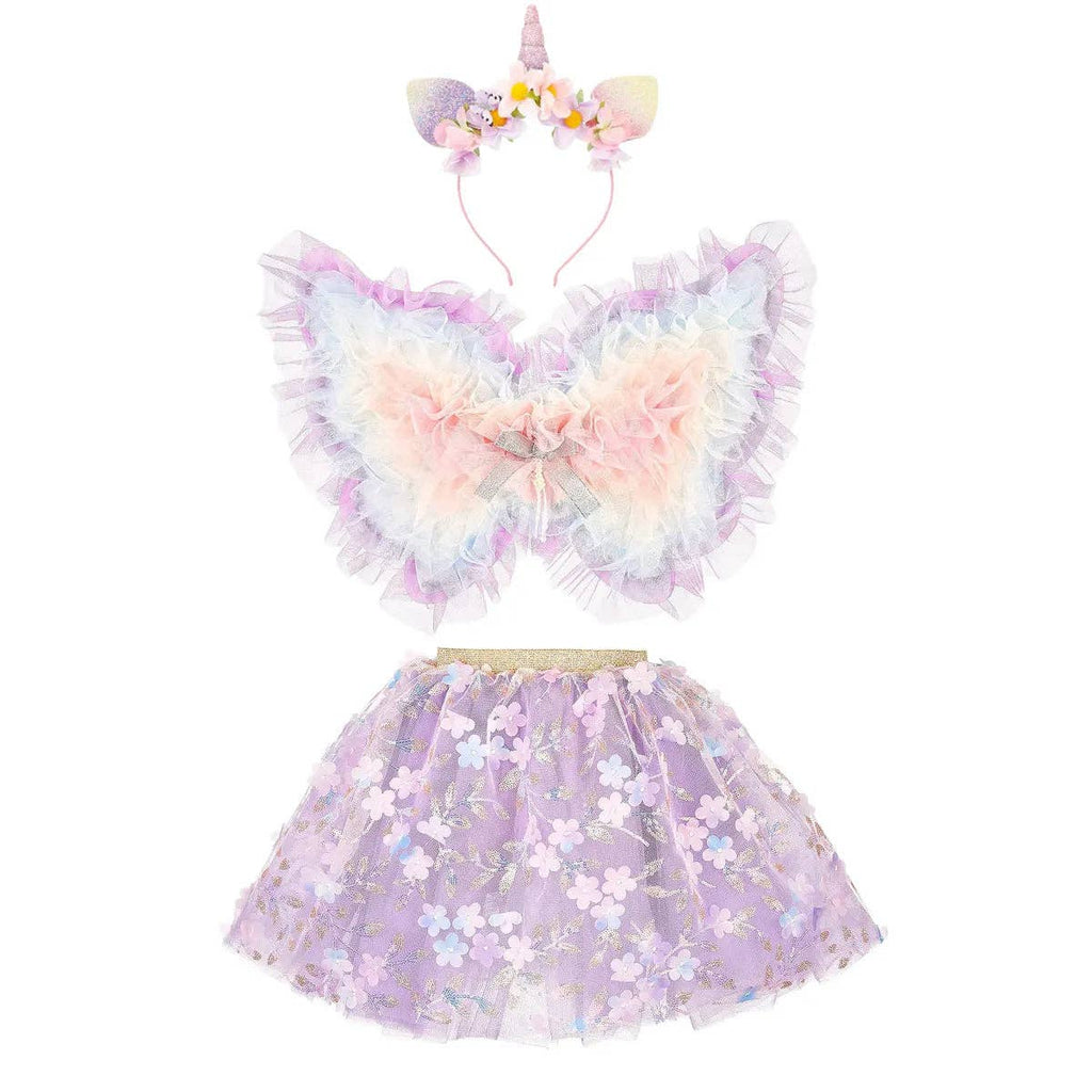 Felin Purple Tulle Play Skirtwith Sequins - sz 3-5 yrs - Juniper Collective LLC