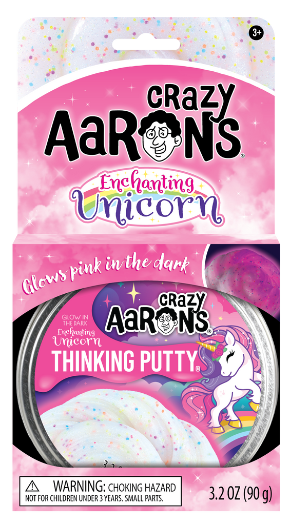Enchanting Unicorn - Full Size 4" Thinking Putty Tin - Juniper Collective LLC