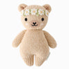 Baby honey bear (ivory floral) - Juniper Collective LLC